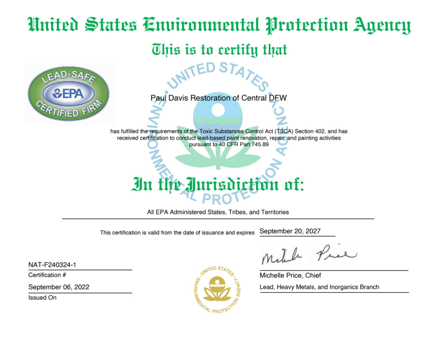 Paul Davis Restoration of Central DFW — Badge 5