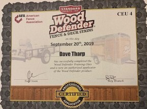 Tharp Fencing & Staining Llc — Badge 2