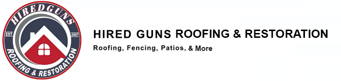 Hired Guns Roofing & Restoration Logo