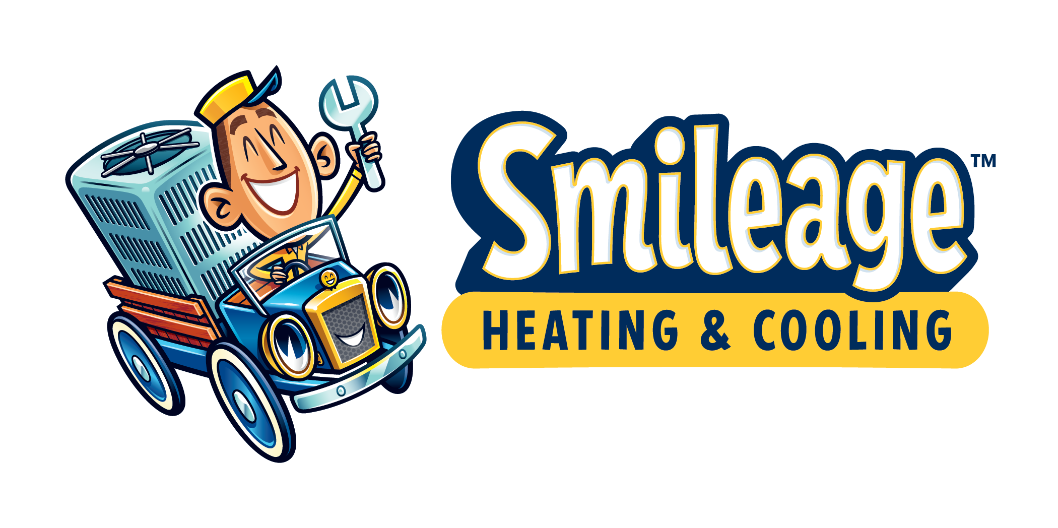 Smileage Heating & Cooling Logo